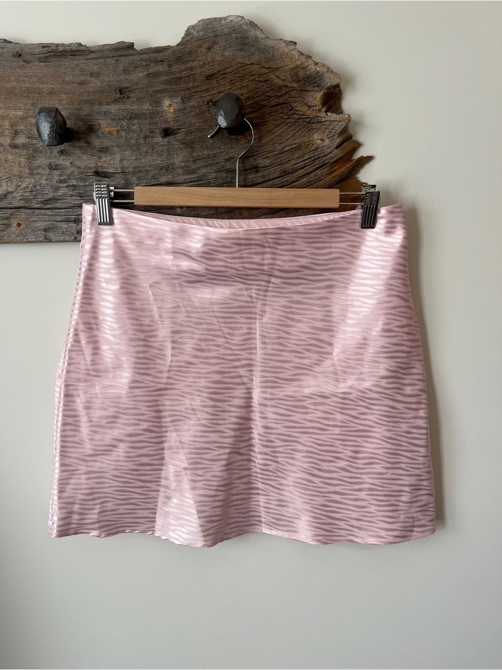 Urban Outfitters Pink Satin Mini Skirt
